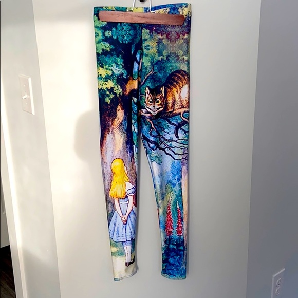 Blackmilk leggings XS Cheshire Cat - Picture 3 of 5